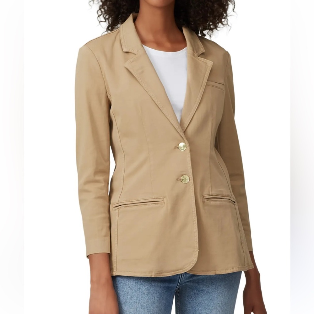 Current Elliott The Highball Blazer Khaki Academia Career Minimalist-1/Small